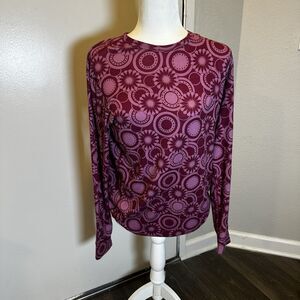 REI Recreational Equipment UPF50+ Black Long Sleeve T-shirt Girls XL